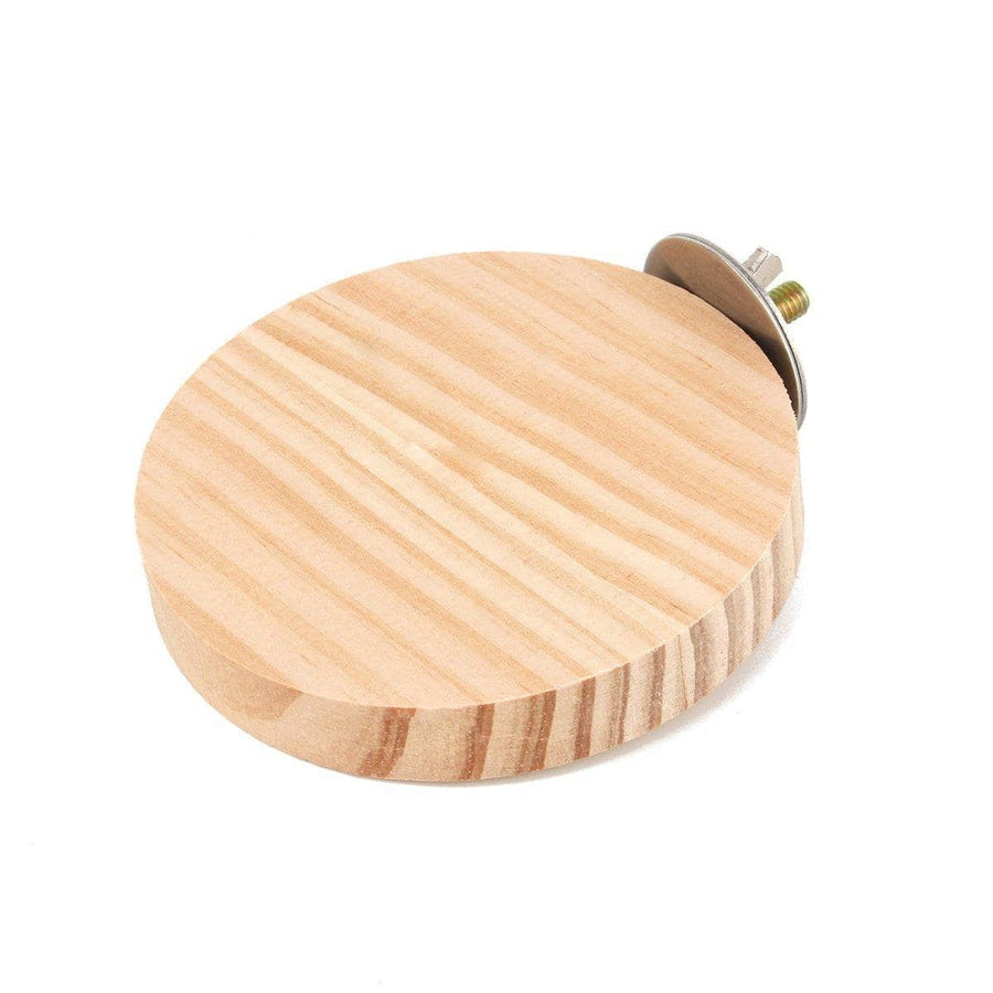 Wooden Hamster Cage Accessory Platform - 9.5 x 9.5 x 1.5 cm