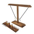 Wooden Hook and Ring Toss Game for 2 People, Party and Bar Drinking Toy - view 2