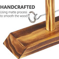 Wooden Hook and Ring Toss Game for 2 People, Party and Bar Drinking Toy - view 4
