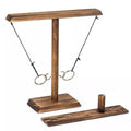 Wooden Hook and Ring Toss Game with Shot Ladder, Indoor and Outdoor - view 2