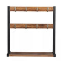 Wooden Mug Rack Double Layer Rotating Coffee Cup Display Stand - view 2