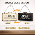 Wooden Open Closed Hanging Shop Signs 2 Pack 20 x 10 cm - view 4