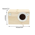 Wooden Parrot Breeding Box with Right Opening - view 3