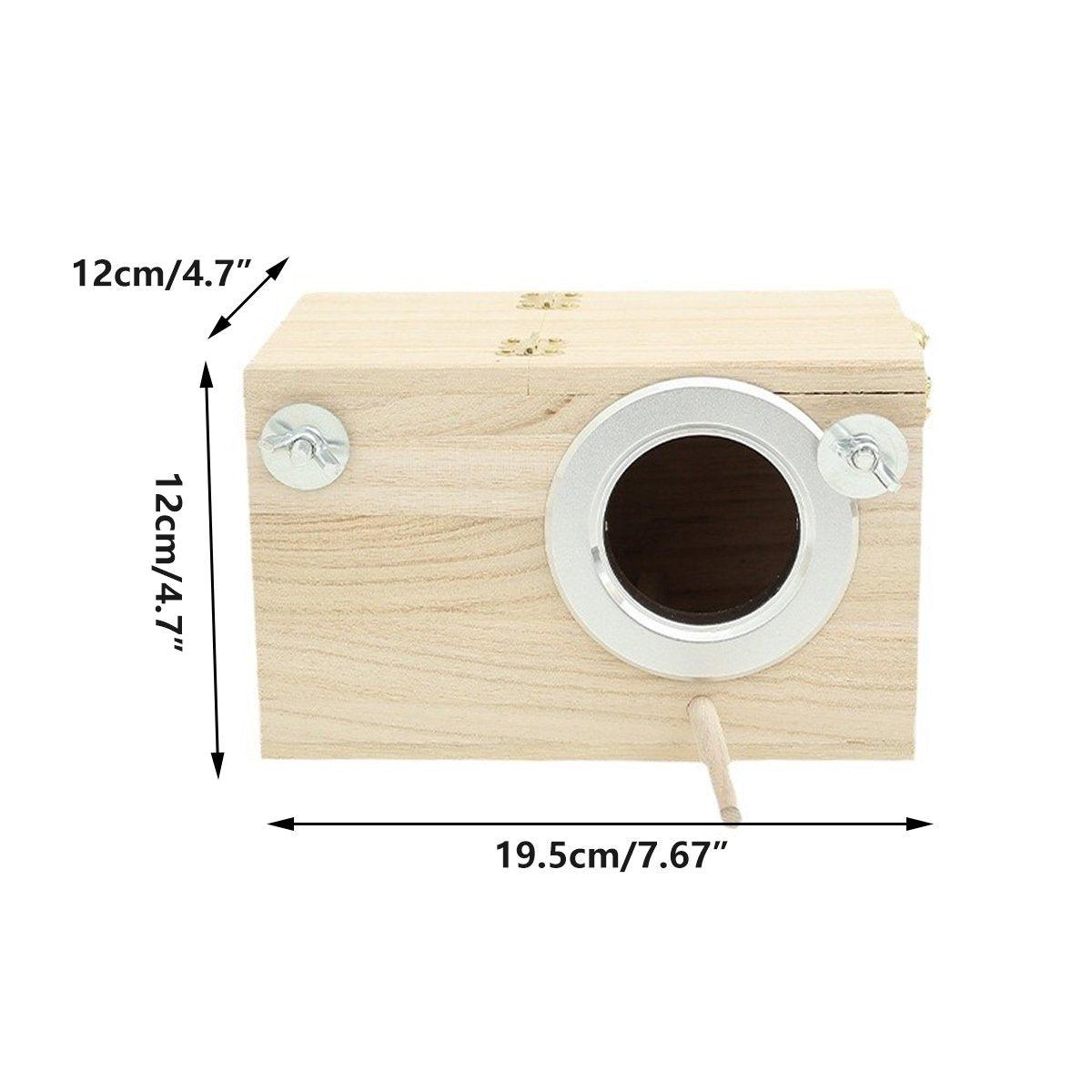 Wooden Parrot Breeding Box with Right Opening - view 3