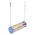 Wooden Parrot Swing Toy with Hanging Chains for Budgies, Cockatiels and Parrots - view 2