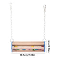 Wooden Parrot Swing Toy with Hanging Chains for Budgies, Cockatiels and Parrots - view 3