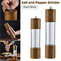 Wooden Pepper and Salt Mill with Adjustable Coarseness - 8 Inch (21.5 cm) - view 2