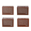 Wooden Piggy Bank Savings Box with Counting Grid - 5000 Dollar Goal - view 3