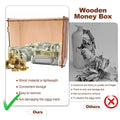 Wooden Piggy Bank with Savings Counter - 3000 - view 6