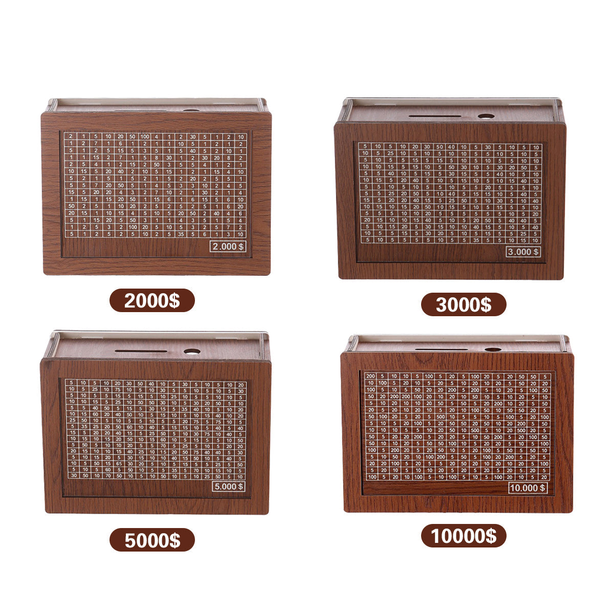 Wooden Piggy Bank with Savings Counter - 3000 - view 8