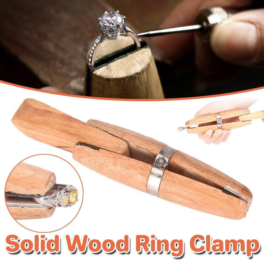 Wooden Ring Clamp for Jewellers, Jewellery Making Hand Tool