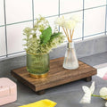 Wooden Soap Dish Storage Tray - Bathroom Shelf, 23 x 15 x 3.8cm - view 4