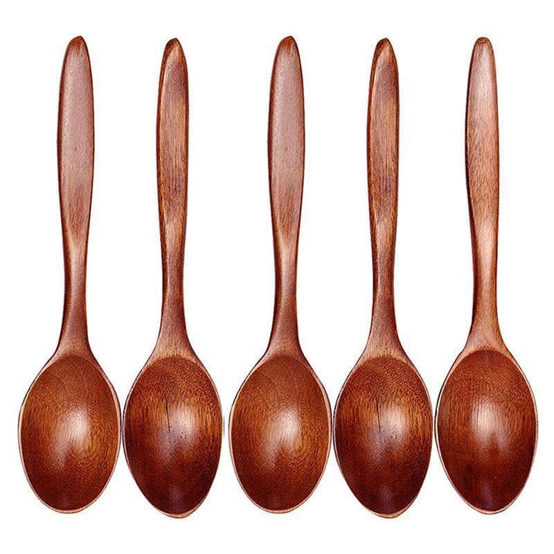 Wooden Spoon Set for Cooking and Serving, Pack of 5 - view 2