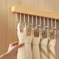 Wooden Wall Hook Rack with 8 Hooks - view 5