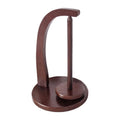 Wooden Yarn Holder Stand for Knitting and Crochet, Rotatable Bobbin Wool Dispenser - Brown