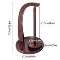 Wooden Yarn Holder Stand for Knitting and Crochet, Rotatable Bobbin Wool Dispenser - Brown - view 4