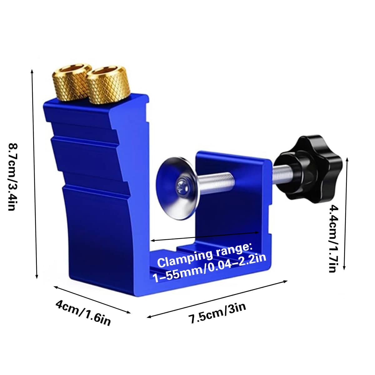 Woodworking 15 Degree Pocket Hole Jig Drill Guide Locator - view 3