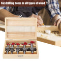 Woodworking Hole Saw Set Pack of 5, 15 to 35 mm for Wood and Plasterboard - view 4