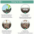 Worm Composting Bin with Lid, PVC Tube Composter for Gardens and Flower Pots - view 4