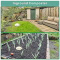 Worm Composting Bin with Lid, PVC Tube Composter for Gardens and Flower Pots - view 5