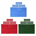 Worsted Billiard Pool Table Cloth Set 7 Piece with Felt Strips - Small 7ft, Blue - view 3