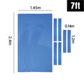 Worsted Billiard Pool Table Cloth Set 7 Piece with Felt Strips - Small 7ft, Red - view 5