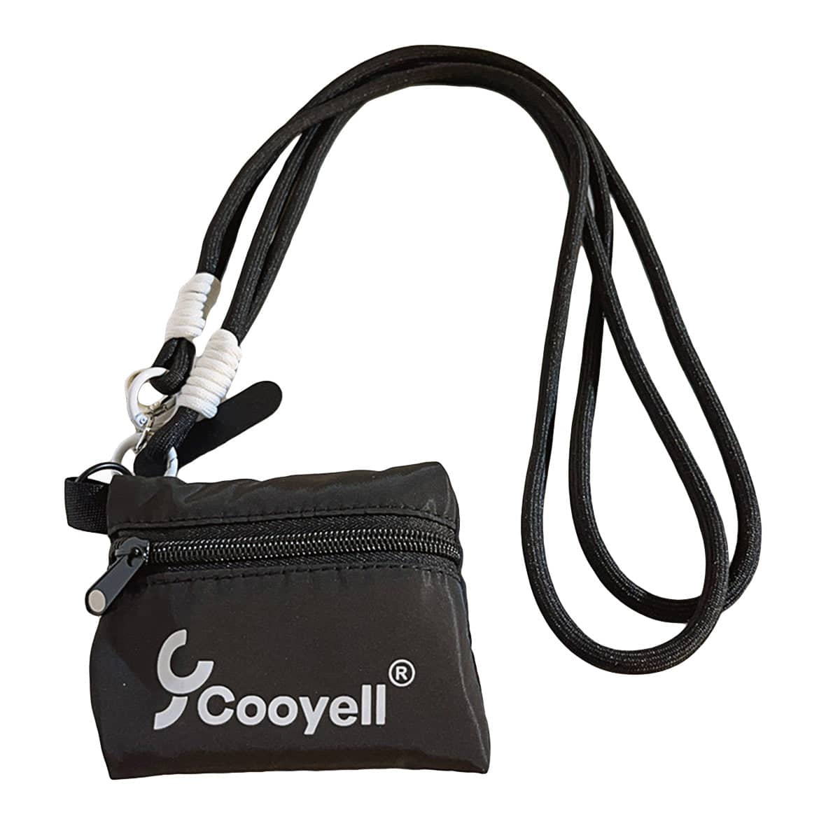 Woven Mobile Phone Crossbody Lanyard Strap for Secure Carrying - Black