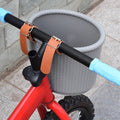 Woven-Style Handlebar Bike Basket for Small Bicycles - Grey - view 5