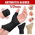 Wrist and Thumb Support Compression Glove - Black, Single Pair - view 2