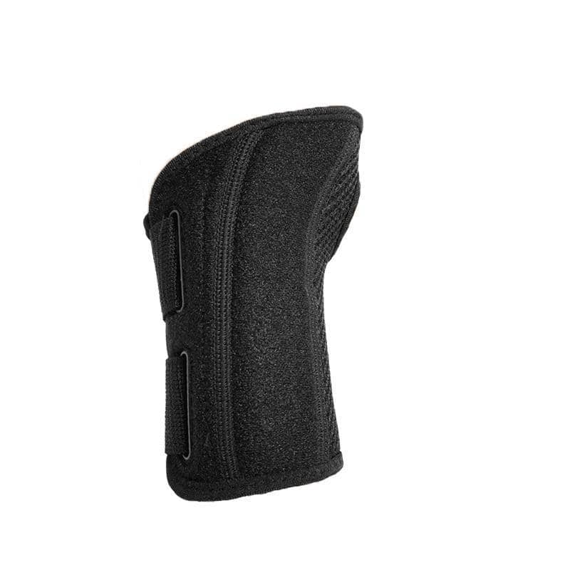 Wrist Brace with Steel Splint for Left Hand, Night Wrist Support - Black
