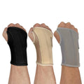 Wrist Brace with Steel Splint for Left Hand, Night Wrist Support - Black - view 3