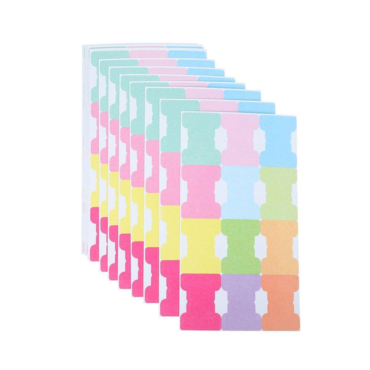 Writable Index Label Stickers, 40 Sheets - Pastel Colours for Journals - view 2