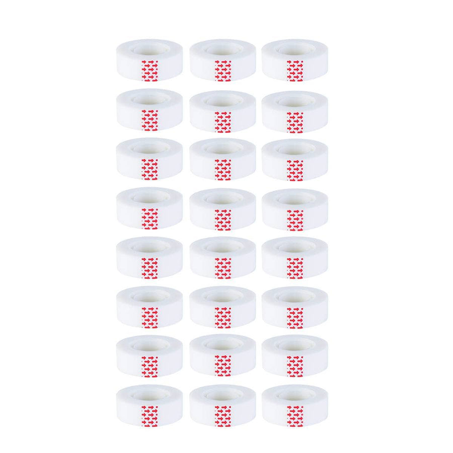 Writable Invisible Tape Hand Tear Rolls, 36 Pack - 1.2 cm x 25 m