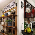 Wrought Iron Wall Hook for Hanging Plants and Baskets, Black - view 5