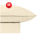 Odyssey Living Bamboo Linen Sheet Set 4 Piece King Natural - SuperSaverAU - view 1