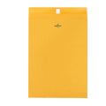 Yellow Kraft Paper Envelopes with Metal Clasp, 120 Gsm - 33 x 25.4 cm, Pack of 50
