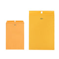 Yellow Kraft Paper Envelopes with Metal Clasp, 120 Gsm - 33 x 25.4 cm, Pack of 50 - view 3