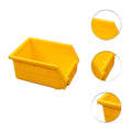 Yellow Plastic Parts Bins, 5 Pack, 14 x 10.5 x 7.5 cm - view 4