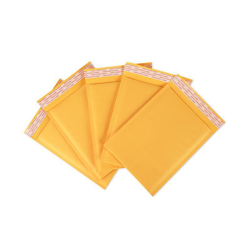 Yellow Poly Bubble Mailers - 13 x 18cm, Pack of 25 - view 5