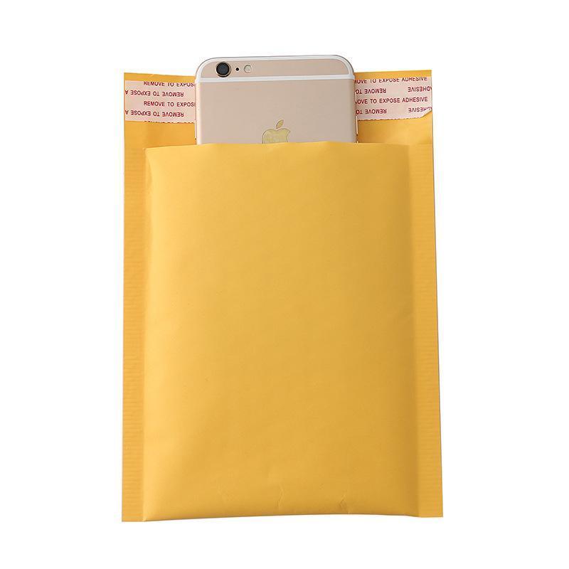 Yellow Poly Bubble Mailers - 22 x 30cm, 25 pcs - view 4