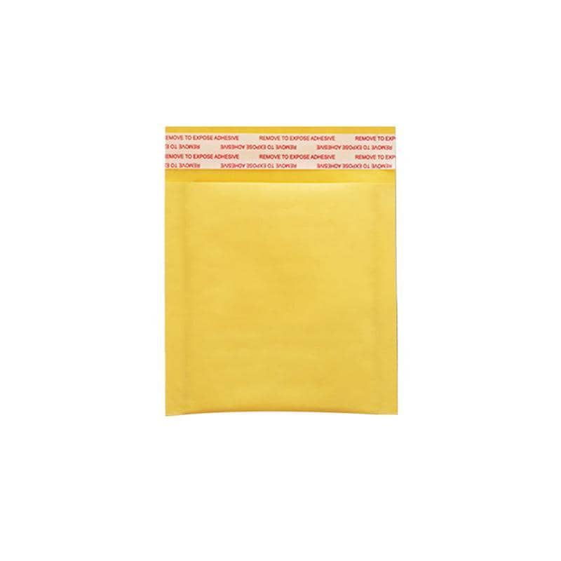 Yellow Poly Bubble Mailers, Pack of 25 - 14 x 20 cm