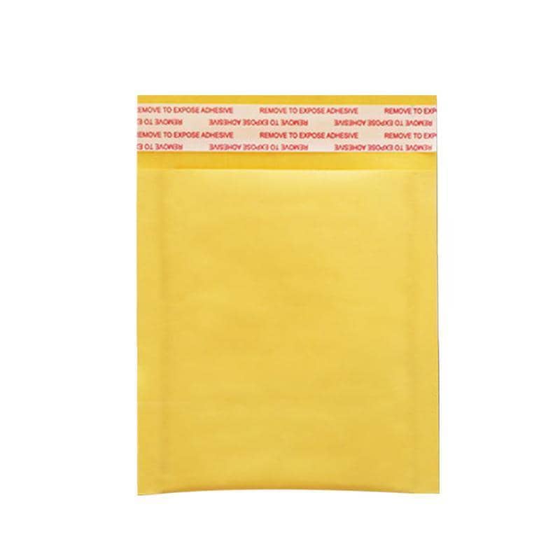 Yellow Poly Bubble Mailers, Pack of 25 - 24 x 29 cm