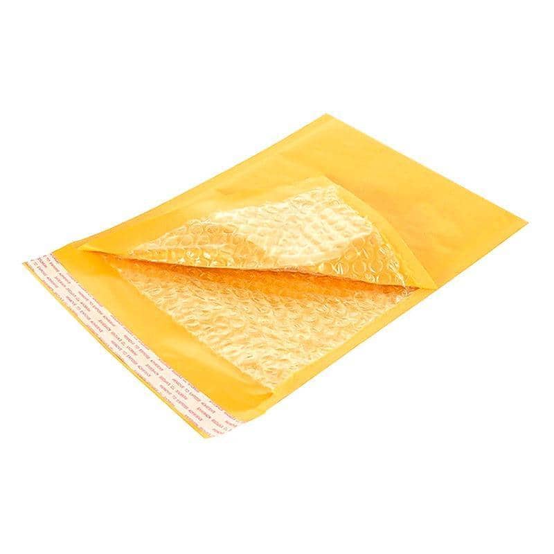 Yellow Poly Bubble Mailers, Pack of 25 - 24 x 29 cm - view 3