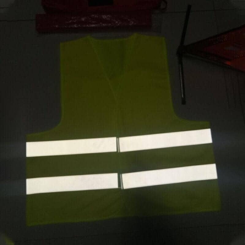 Yellow Reflective High Visibility Safety Vest - Size 2XL (68 x 58 cm) - view 4