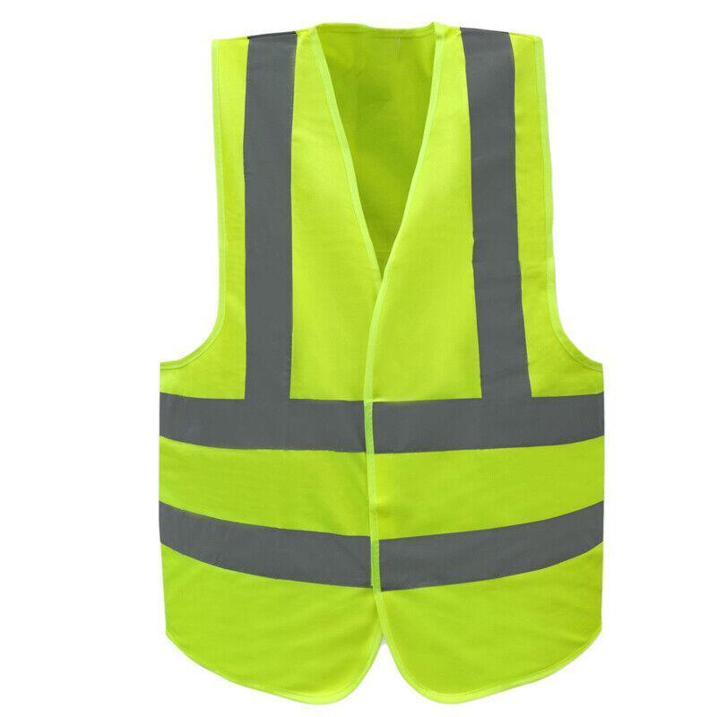Yellow Reflective High Visibility Safety Vest - Size 4XL (68 x 62 cm)