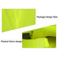 Yellow Reflective High Visibility Safety Vest - Size 4XL (68 x 62 cm) - view 5