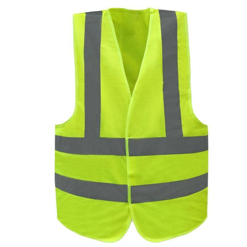 Yellow Reflective High Visibility Safety Vest - Size XL (68 x 56 cm)