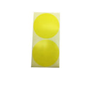 Yellow Round Dot Stickers - 100mm, 2 Dots, 1 Sheet