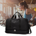 Yoga Fitness Bag - Large Travel Gym Bag, Black - view 4
