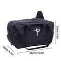Yoga Mat Bag with Zip Closure and Shoulder Strap, 48 x 24 x 16 cm - Black - view 4